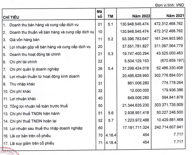 Phát triển Đô thị Công nghiệp số 2 (D2D) &quot;bốc hơi&quot; hơn 25% lợi nhuận sau kiểm toán - Ảnh 1.