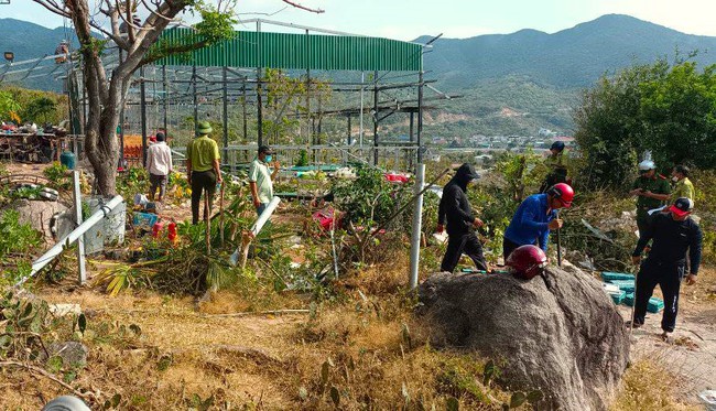 Cưỡng chế đất rừng bị lấn chiếm tại Vườn Quốc gia Núi Chúa ở Ninh Thuận - Ảnh 2.