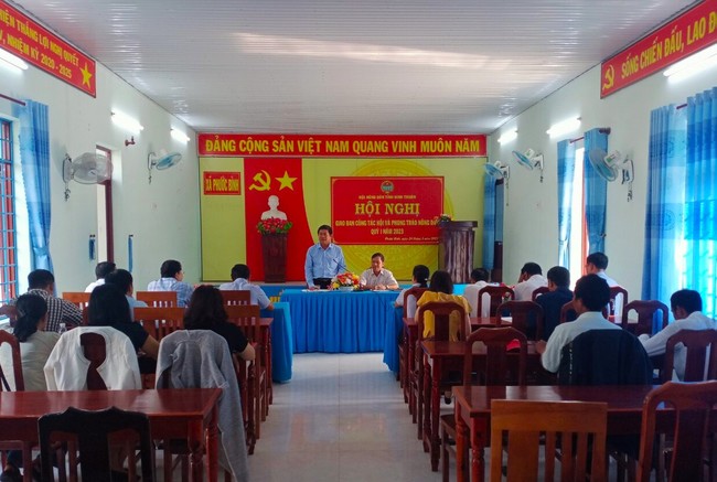 Hội nông dân Ninh Thuân tổ chức thành công 100% Đại hội cấp cơ sở xã phường - Ảnh 1.