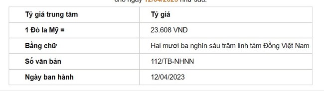 Tỷ giá USD hôm nay 12/4: Đồng USD giảm trước dữ liệu lạm phát - Ảnh 2.