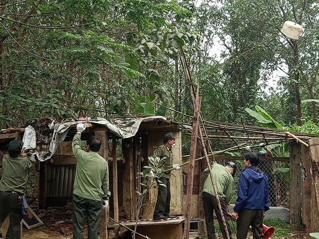 Phường Phúc Xá (Ba Đình) quyết liệt xử lý vi phạm trật tự xây dựng khu vực sông Hồng - Ảnh 3.