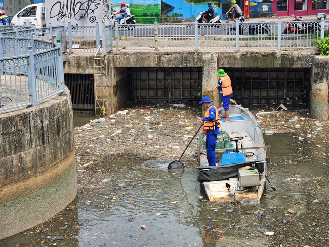 TP.HCM: Cá nổi kín mặt nước trên kênh Nhiêu Lộc - Thị Nghè - Ảnh 4.
