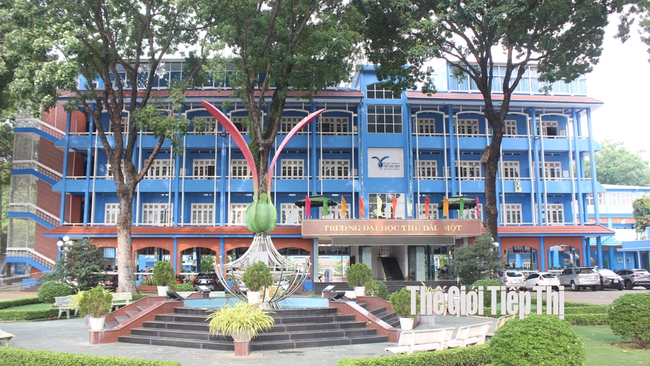 Trường đại học Thủ Dầu Một, Bình Dương. Ảnh: Trần Khánh