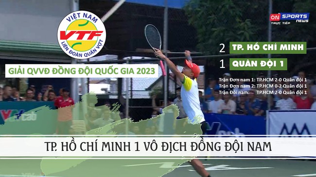 TP.HCM 1 lên ngôi vương tại Giải Quần vợt Vô địch đồng đội quốc gia 2023 - Ảnh 3.