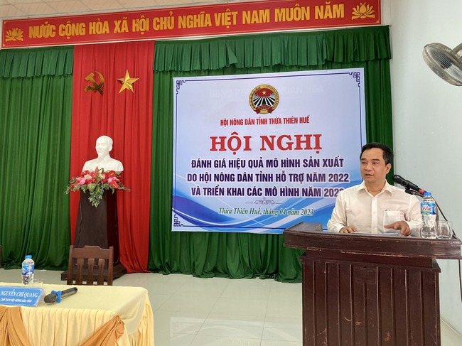 Hội Nông dân tỉnh TT-Huế hỗ trợ gần 1,3 tỷ đồng cho 17 mô hình sản xuất nông nghiệp  - Ảnh 2.