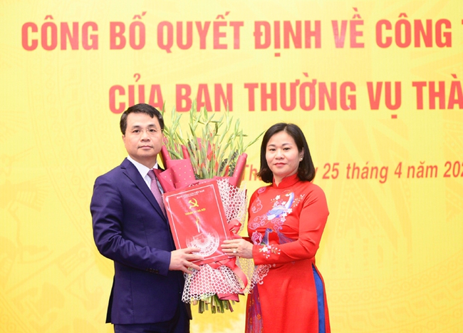 Thạch Thất có Bí thư Huyện ủy mới - Ảnh 1.