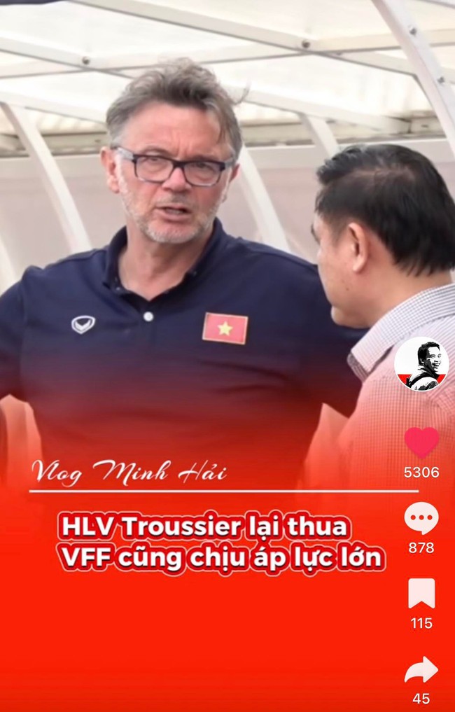 U22 Việt Nam thua trận thứ 5 liên tiếp, HLV Troussier được &quot;sếp lớn&quot; VFF hỏi thăm - Ảnh 2.