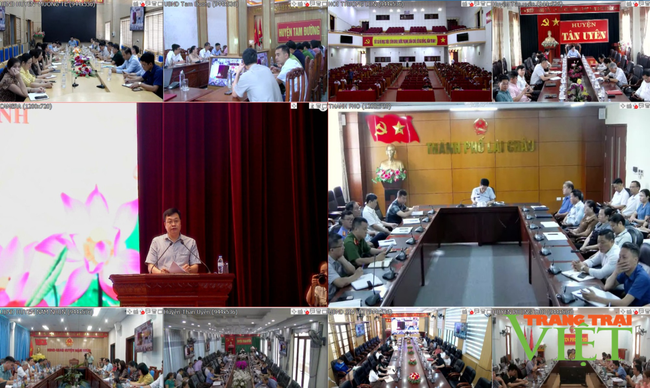 Lai Châu: Hội nghị trực tuyến tuyên truyền, phổ biến Luật an ninh mạng, Luật tiếp cận thông tin - Ảnh 2.