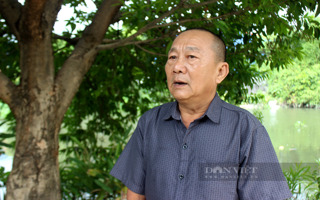 Ông Trần Văn Viễn - Giám đốc HTX dịch vụ nông nghiệp An Sơn. Ảnh: Nguyên Vỹ