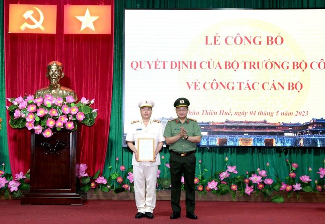 Đại tá Nguyễn Hữu Thiên được điều động giữ chức vụ Phó Giám đốc Công an TT- Huế - Ảnh 1.