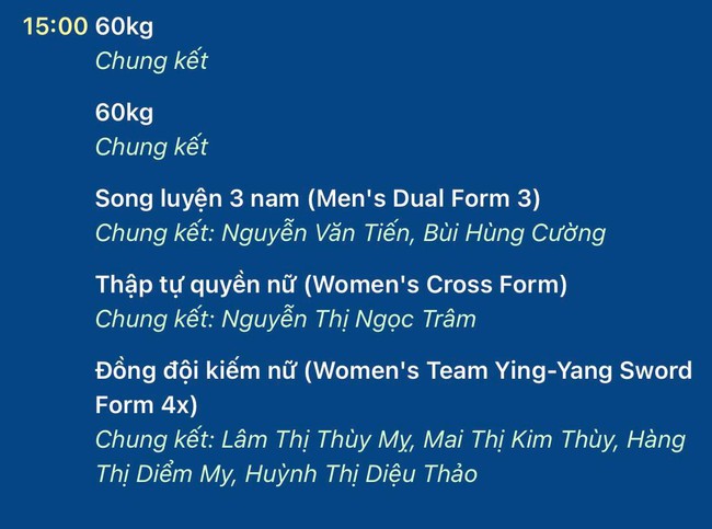 Lịch thi đấu SEA Games 32 ngày 7/5 của đoàn Thể thao Việt Nam - Ảnh 25.