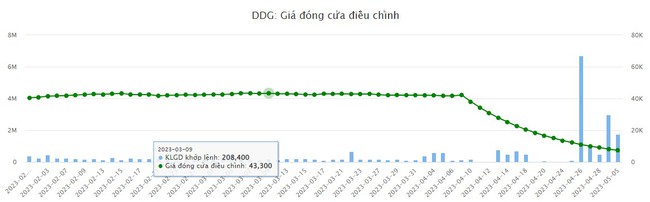 Xuất nhập khẩu Đông Dương (DDG) nói gì khi cổ phiếu &quot;sau sàn&quot; 17 phiên liên tiếp? - Ảnh 1.