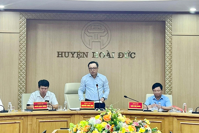 Hoài Đức phấn đấu đến hết năm 2024, thu nhập bình quân đầu người đạt bao nhiêu? - Ảnh 1.