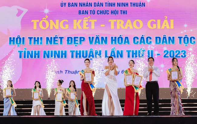 Người đẹp các dân tộc Chăm, Raglai, Kinh tranh tài hội thi nét đẹp văn hóa các dân tộc Ninh Thuận 2023 - Ảnh 6.