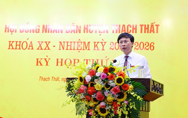 6 tháng đầu năm, kinh tế huyện Thạch Thất tăng trưởng mạnh - Ảnh 1.