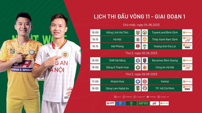Lịch phát sóng trực tiếp vòng 11 V.League 2023: Tâm điểm Thanh Hoá vs CLB CAHN - Ảnh 3.