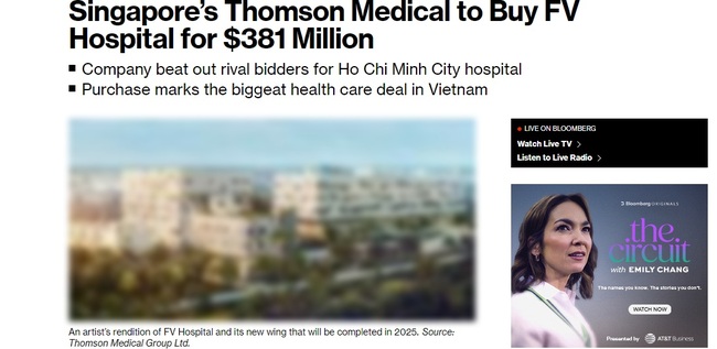 Tập đoàn của &quot;ông trùm&quot; Peter Lim mua lại Bệnh viện FV với giá hơn 381 triệu USD - Ảnh 2.