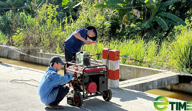 Công ty thủy lợi Quảng Ngãi cho sửa lại xích giăng công trình kênh 24,5 tỷ bị phá hoại - Ảnh 3.