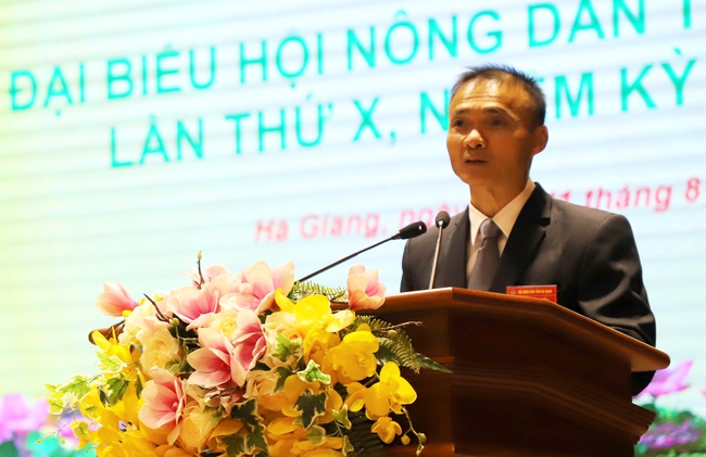 Đại hội đại biểu Hội Nông dân tỉnh Hà Giang lần thứ X, bầu 31 đồng chí vào Ban Chấp hành - Ảnh 3.