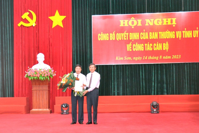 Ninh Bình: Ông Mai Khanh điều động làm Bí thư Huyện ủy Kim Sơn - Ảnh 1.