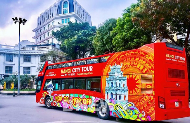 Hà Nội miễn phí vé xe buýt 2 tầng cho du khách dịp nghỉ lễ 2/9 - Ảnh 1.