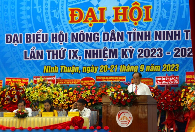 228 Đại biểu ưu tú dự Đại hội Đại biểu Hội Nông dân tỉnh Ninh Thuận lần thứ IX, nhiệm kỳ 2023 - 2028 - Ảnh 7.