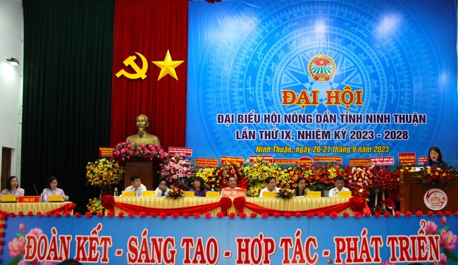 228 Đại biểu ưu tú dự Đại hội Đại biểu Hội Nông dân tỉnh Ninh Thuận lần thứ IX, nhiệm kỳ 2023 - 2028 - Ảnh 3.