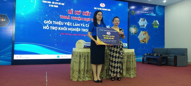 Ký kết thỏa thuận hợp tác phát triển hệ sinh thái đổi mới sáng tạo giữa Thành đoàn HP và làng Techconnect - Techfest VietNam - Ảnh 2.
