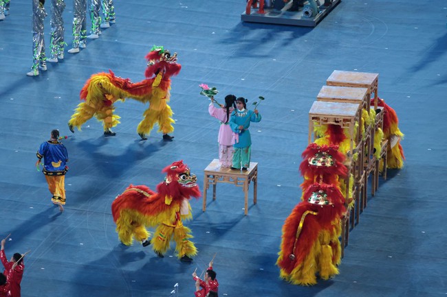 Lễ khai mạc ASIAD 19: Tôn vinh nét đẹp văn hóa, tinh thần thể thao cao thượng - Ảnh 6.