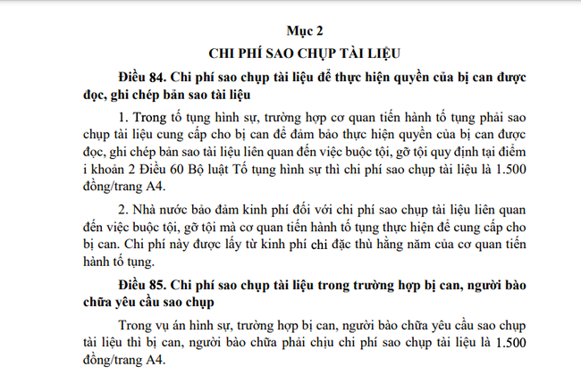 Đề xuất luật sư phải trả 1,5 nghìn đồng/trang A4 khi sao chụp tài liệu vụ án - Ảnh 2.