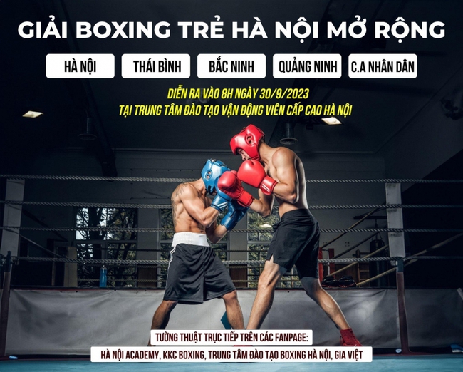 Giải Boxing trẻ Hà Nội mở rộng 2023 thu hút đông đảo các VĐV tham dự - Ảnh 1.