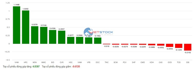 VN-Index đảo chiều tăng gần 10 điểm- Ảnh 2.