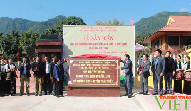 Thêm 3 công trình được gắn biển chào mừng Kỷ niệm 20 năm chia tách, thành lập tỉnh Lai Châu - Ảnh 6.