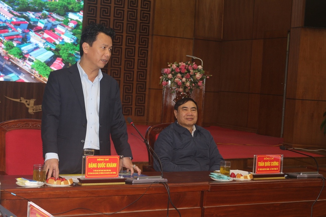 Bộ trưởng Bộ Tài nguyên và Môi trường làm việc với tỉnh Điện Biên

- Ảnh 1.