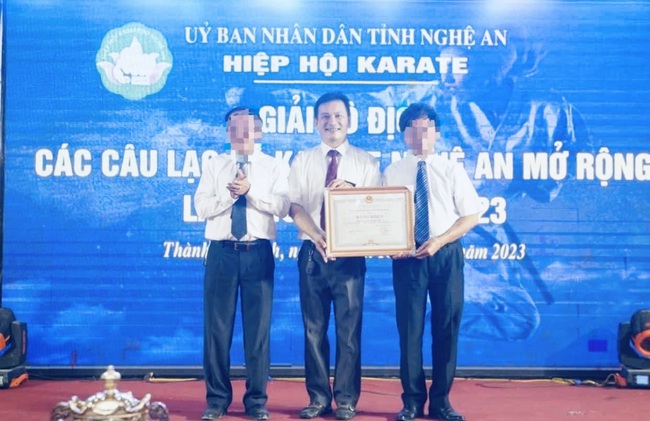 Phạm tội bị phạt 36 tháng tù cho hưởng án treo nhưng vẫn giữ chức danh Chủ tịch Liên đoàn Karate Nghệ An- Ảnh 1.