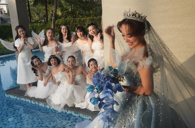 Hồ Hoài Anh, Mai Phương Thúy và loạt sao Việt đình đám xuất hiện trong hôn lễ của Thanh Vân Hugo- Ảnh 1.