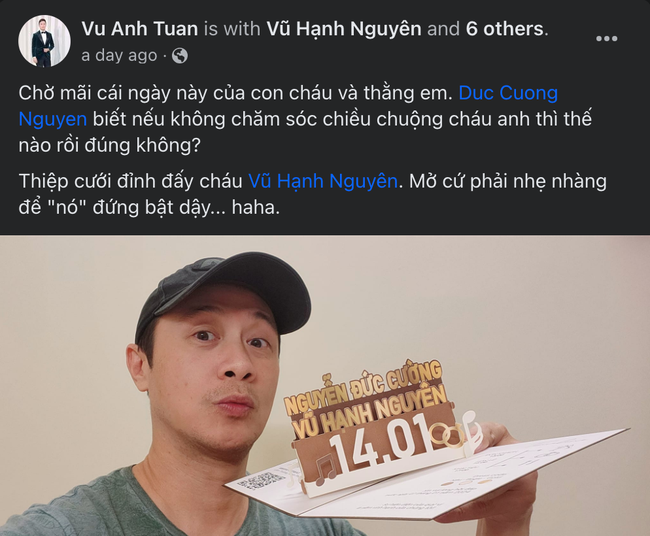 Vừa nhận được thiệp mời, Tuấn Hưng đã tiết lộ hết thông tin đám cưới của Nguyễn Đức Cường - Vũ Hạnh Nguyên- Ảnh 2.