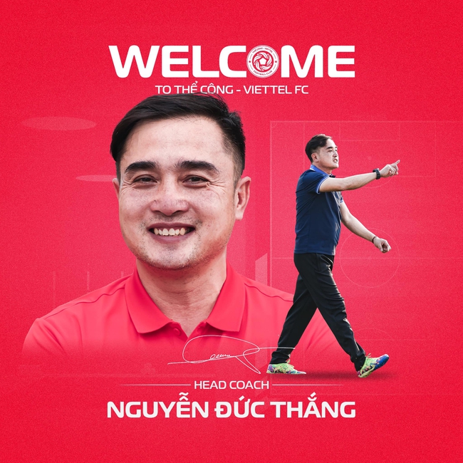 Thể Công Viettel chính thức bổ nhiệm HLV Nguyễn Đức Thắng- Ảnh 1.