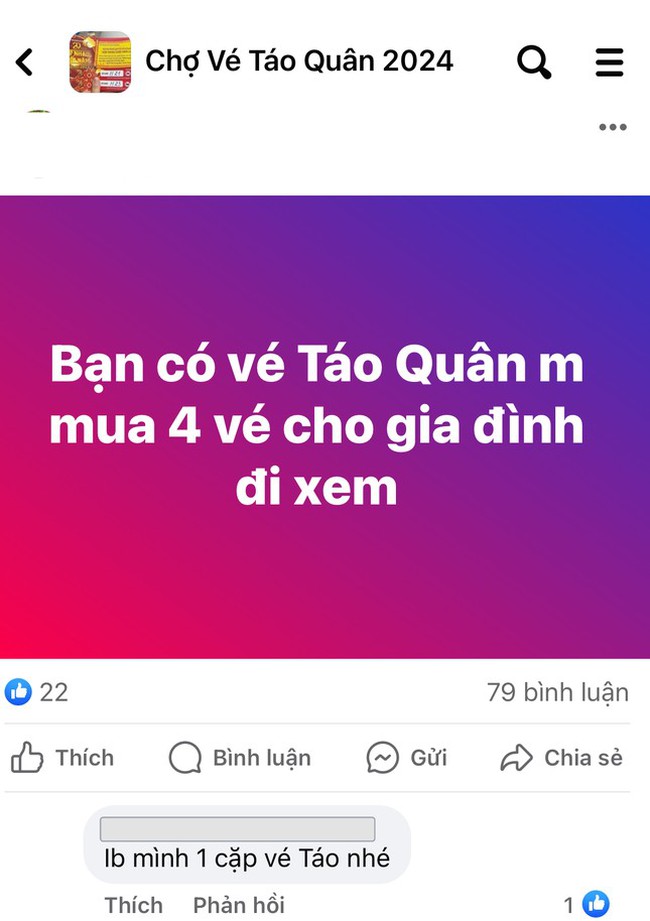 Thông tin Táo Quân 2024 còn đang mịt mờ nhưng vé chợ đen đã rao 10 triệu/cặp, cọc trước nếu muốn mua- Ảnh 6.