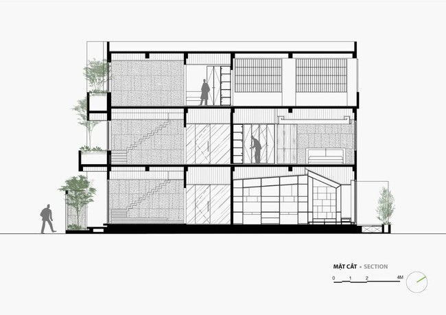 Bí quyết biến ngôi nhà ống hướng Tây thành ốc đảo xanh mát- Ảnh 10.