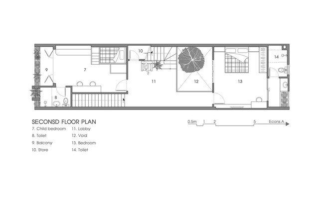 Đà Nẵng: Giải pháp chống nóng cho ngôi nhà ống 5x20 m, mặt tiền hướng Tây Bắc- Ảnh 26.