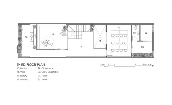 Đà Nẵng: Giải pháp chống nóng cho ngôi nhà ống 5x20 m, mặt tiền hướng Tây Bắc- Ảnh 27.