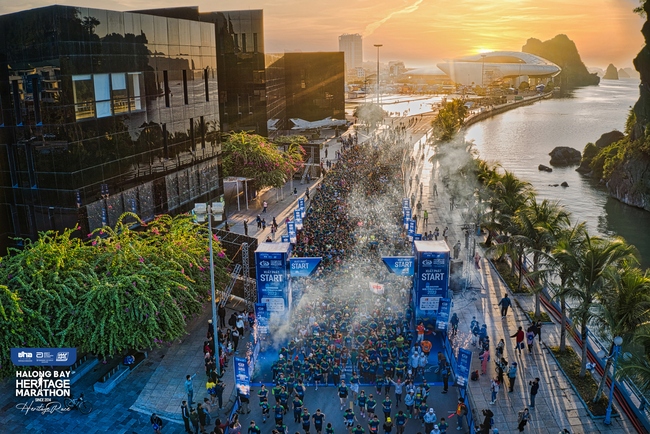 13.500 VĐV tham dự Giải Marathon Quốc tế Di Sản Hạ Long 2024 - Ảnh 1.