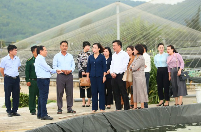 Phó Chủ tịch BCH T.Ư Hội NDVN Bùi Thị Thơm làm việc tại Nghệ An gợi mở nhiều nội dung quan trọng - Ảnh 1.