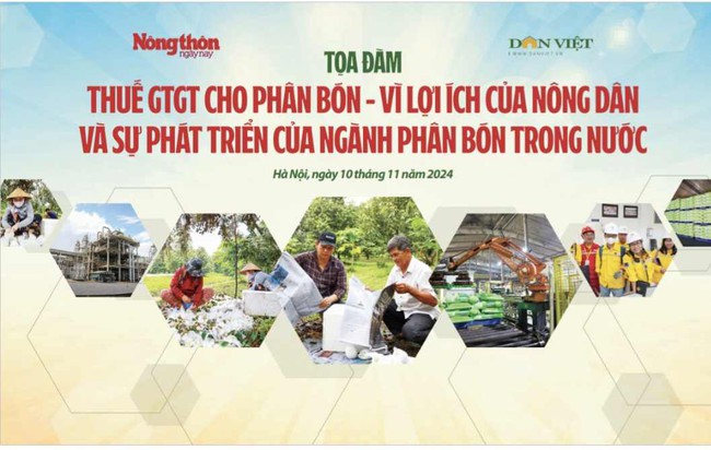 Đang diễn ra tọa đàm thuế VAT cho ngành phân bón - Ảnh 1.