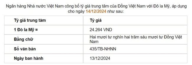 Giá USD hôm nay 15/12: Tiếp tục “leo thang”, chưa thấy điểm dừng- Ảnh 2.