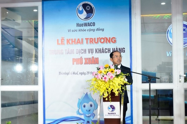 HueWACO khai trương Trung tâm dịch vụ khách hàng Phú Xuân và khánh thành hệ thống cấp nước phân tán- Ảnh 2.