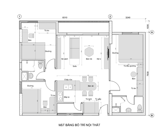 Cải tạo căn hộ 100 m2 theo phong cách wabi-sabi tại Thủ Đức, chi phí 500 triệu đồng - Ảnh 12.