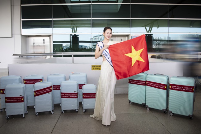 Hoa hậu Mai Phương vừa đến Ấn Độ thi Miss World lần thứ 71, dàn đối thủ "đáng gờm" lộ diện gây ngỡ ngàng- Ảnh 2.