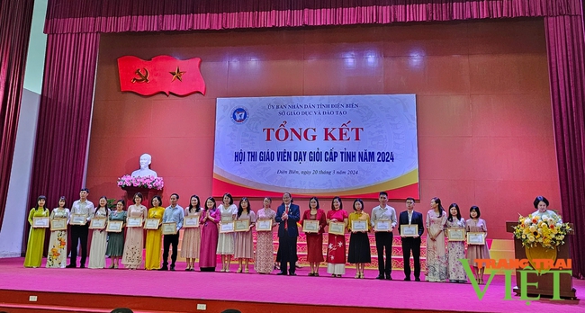 Điện Biên: Bế mạc Hội thi giáo viên dạy giỏi cấp tỉnh năm 2024- Ảnh 3.